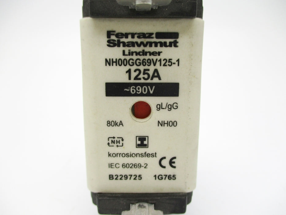 FERRAZ SHAWMUT NH00GG69V125-1 125A UNMP