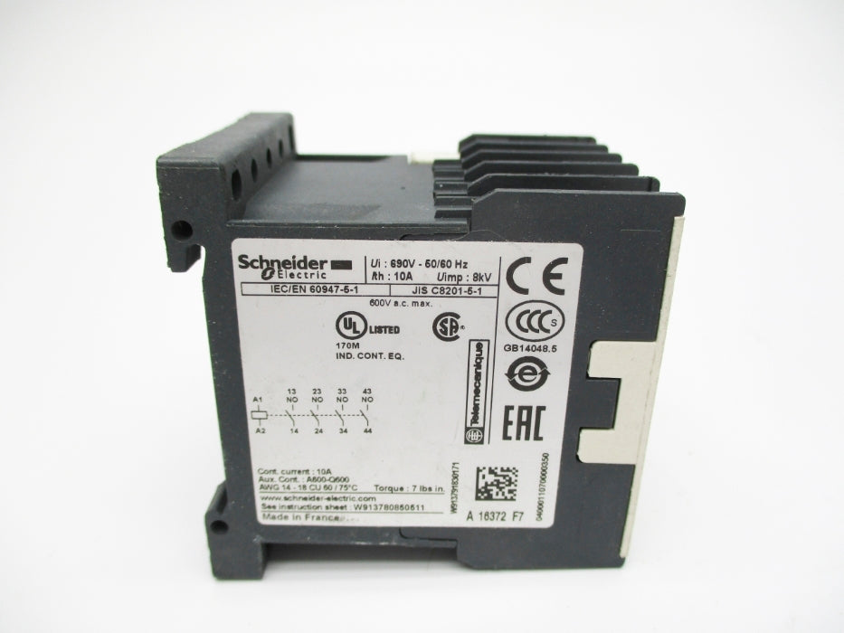 SCHNEIDER ELECTRIC CA2KN40F7 110V UNMP