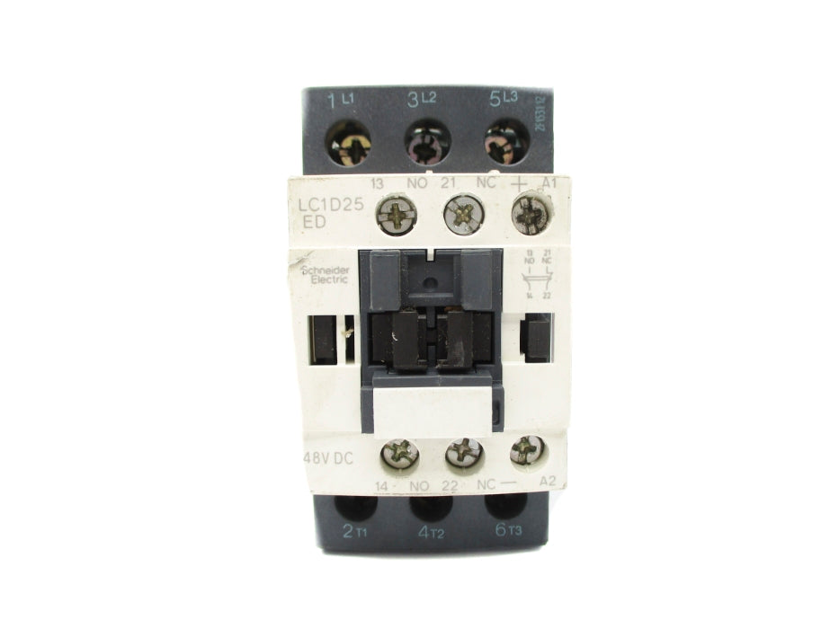 SCHNEIDER ELECTRIC LC1D25ED 48VDC (AS PICTURED) UNMP