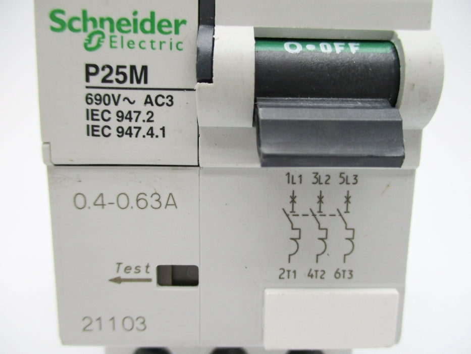SCHNEIDER ELECTRIC 21103 P25M 0.4-0.63A UNMP