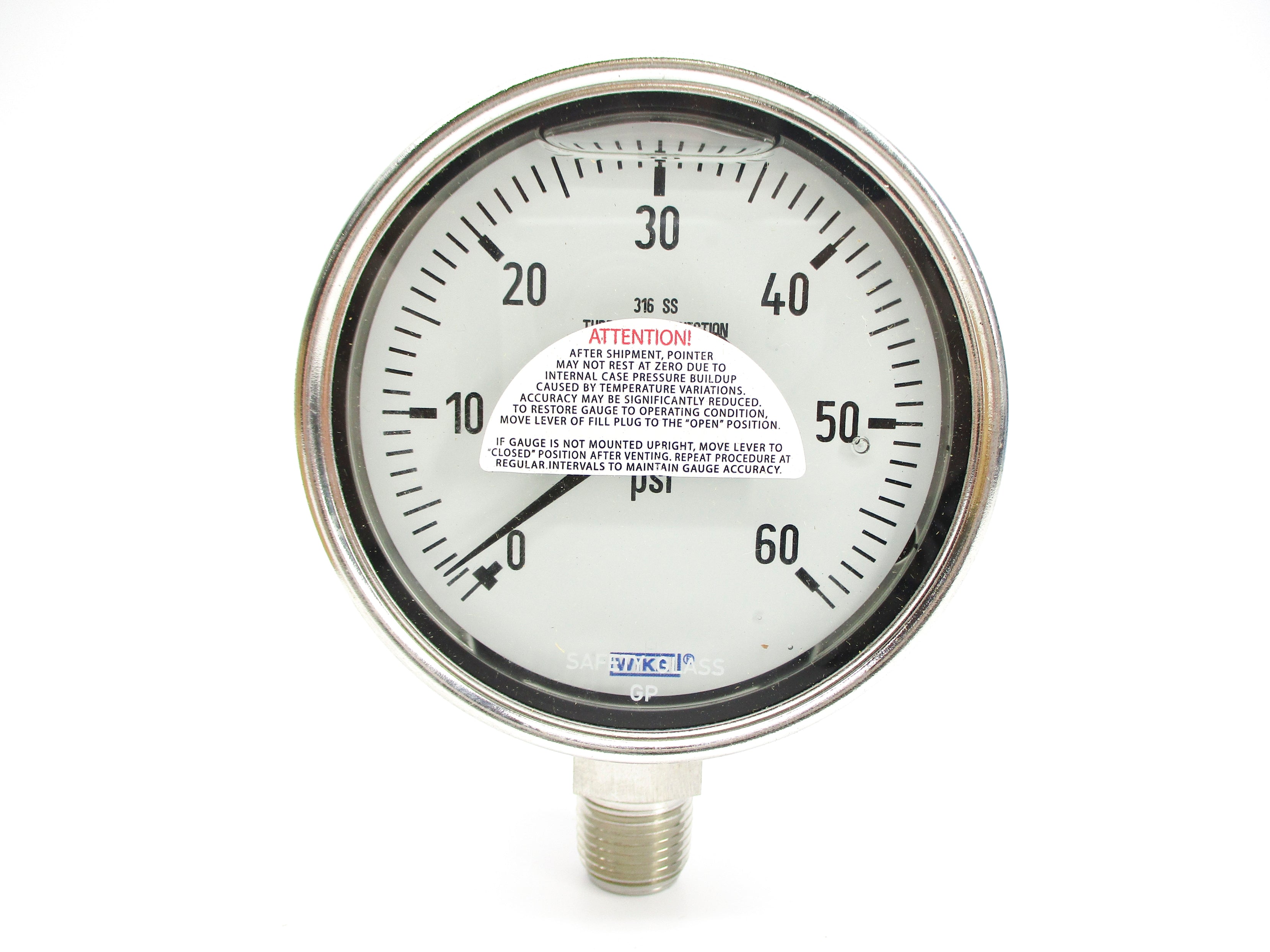 WIKA 9361103 0-60PSI NSMP