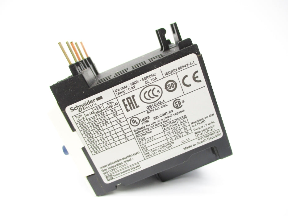 SCHNEIDER ELECTRIC LR7K0308 1.8-2.6A NSNP