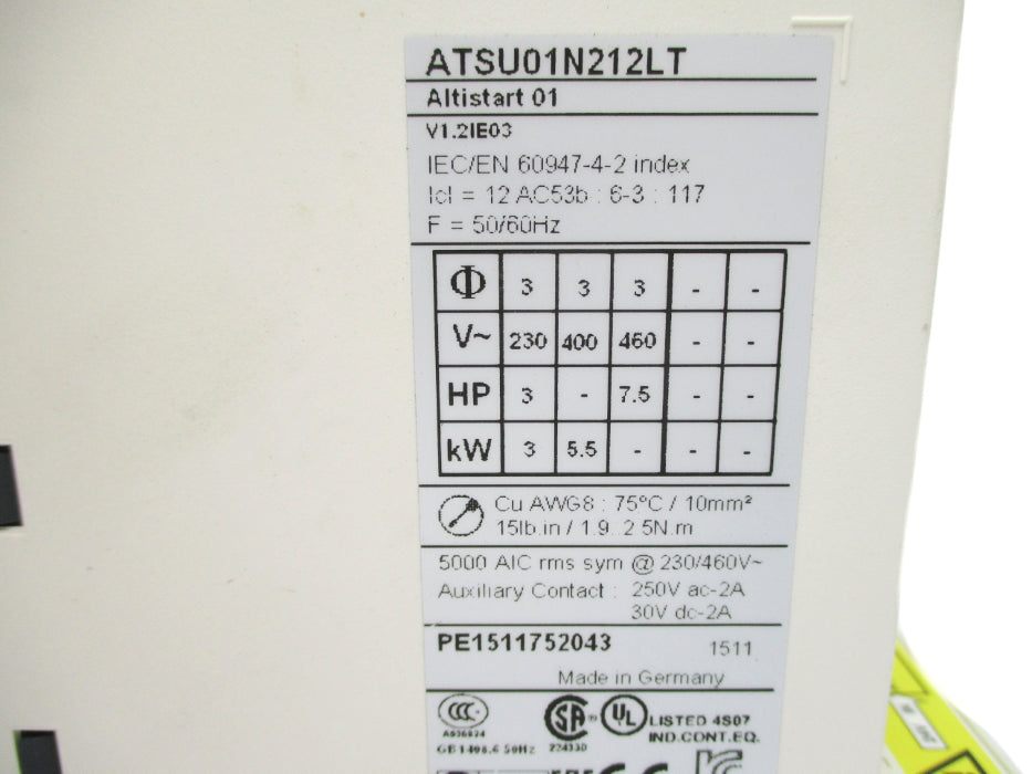 SCHNEIDER ELECTRIC ATSU01N212LT NSNP