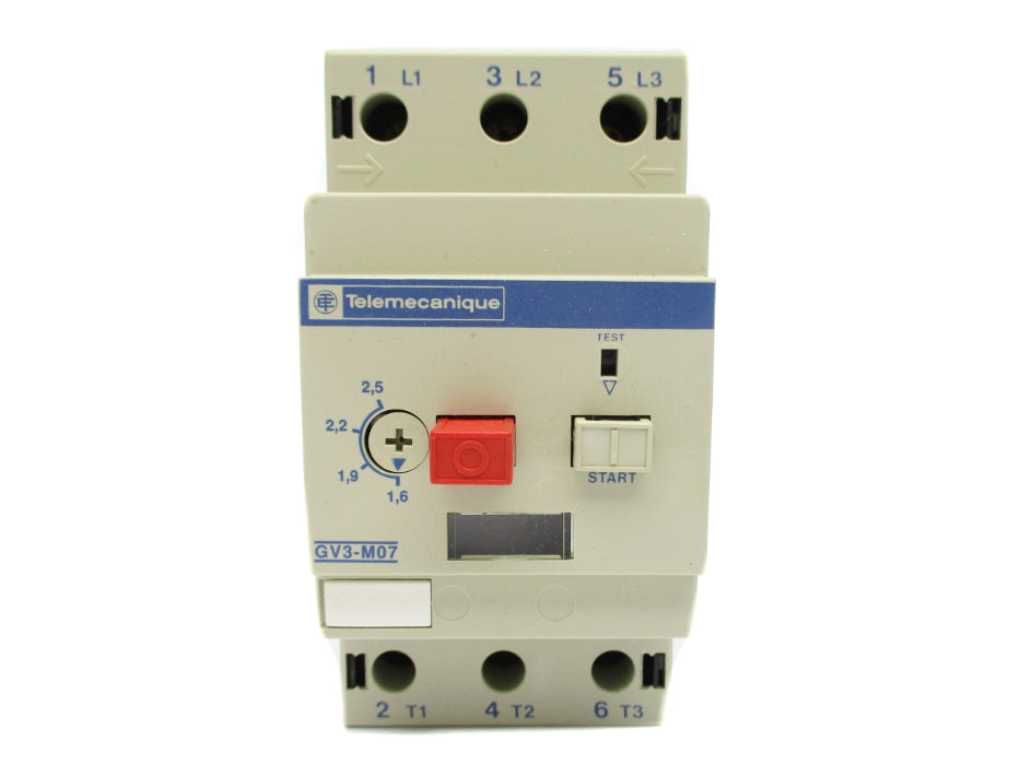 TELEMECANIQUE GV3-M07 1.6-2.5A NSNP