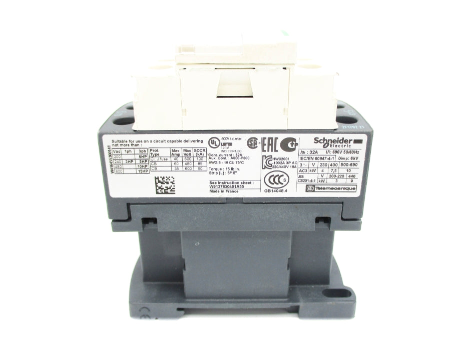 SCHNEIDER ELECTRIC LC1D18M7 220V (AS PICTURED) UNMP