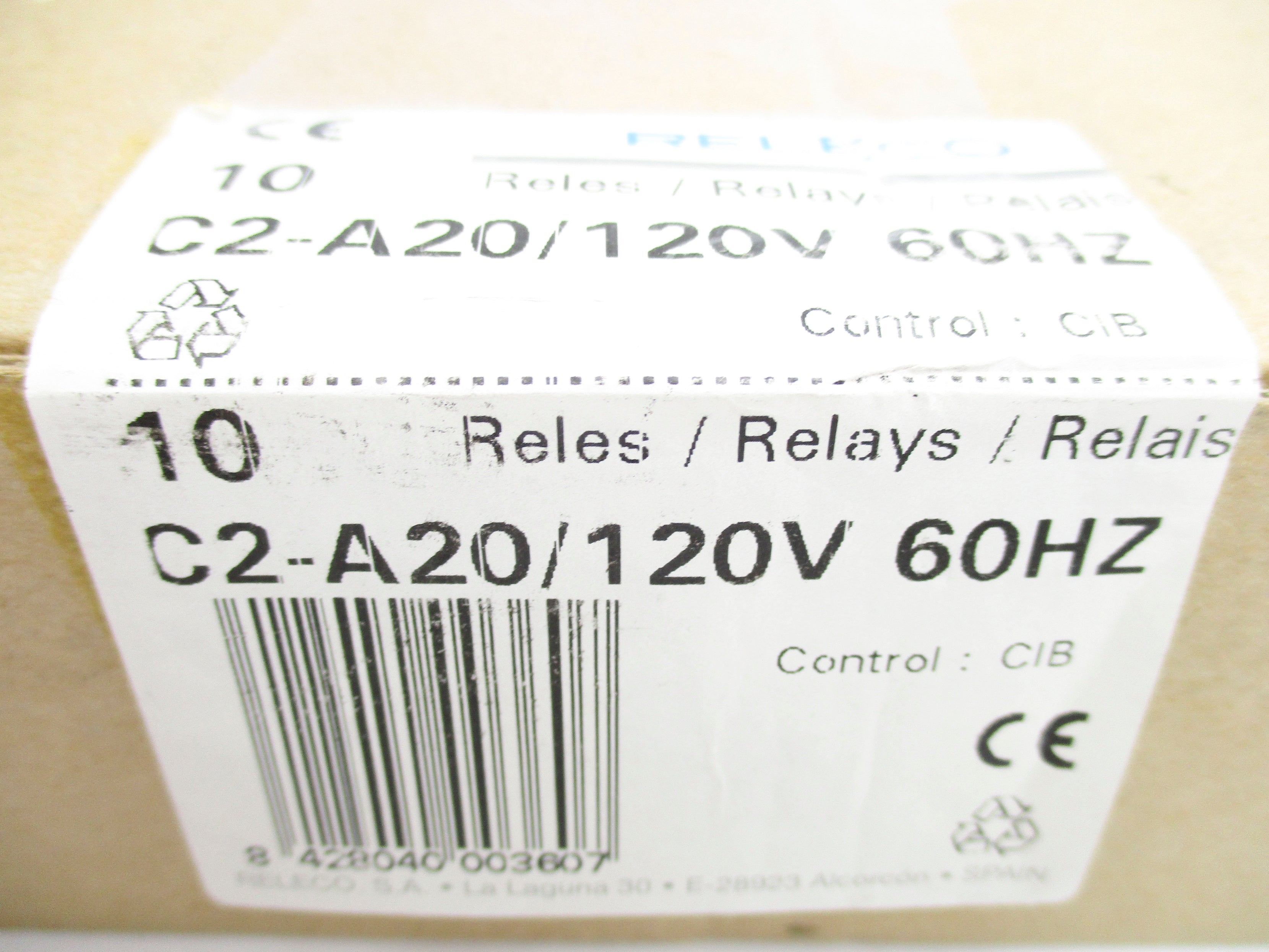 RELECO C2-A20 (PKG OF 10) 120V NSMP