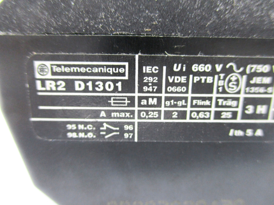 TELEMECANIQUE LR2D1301 0.1-0.16A NSNP