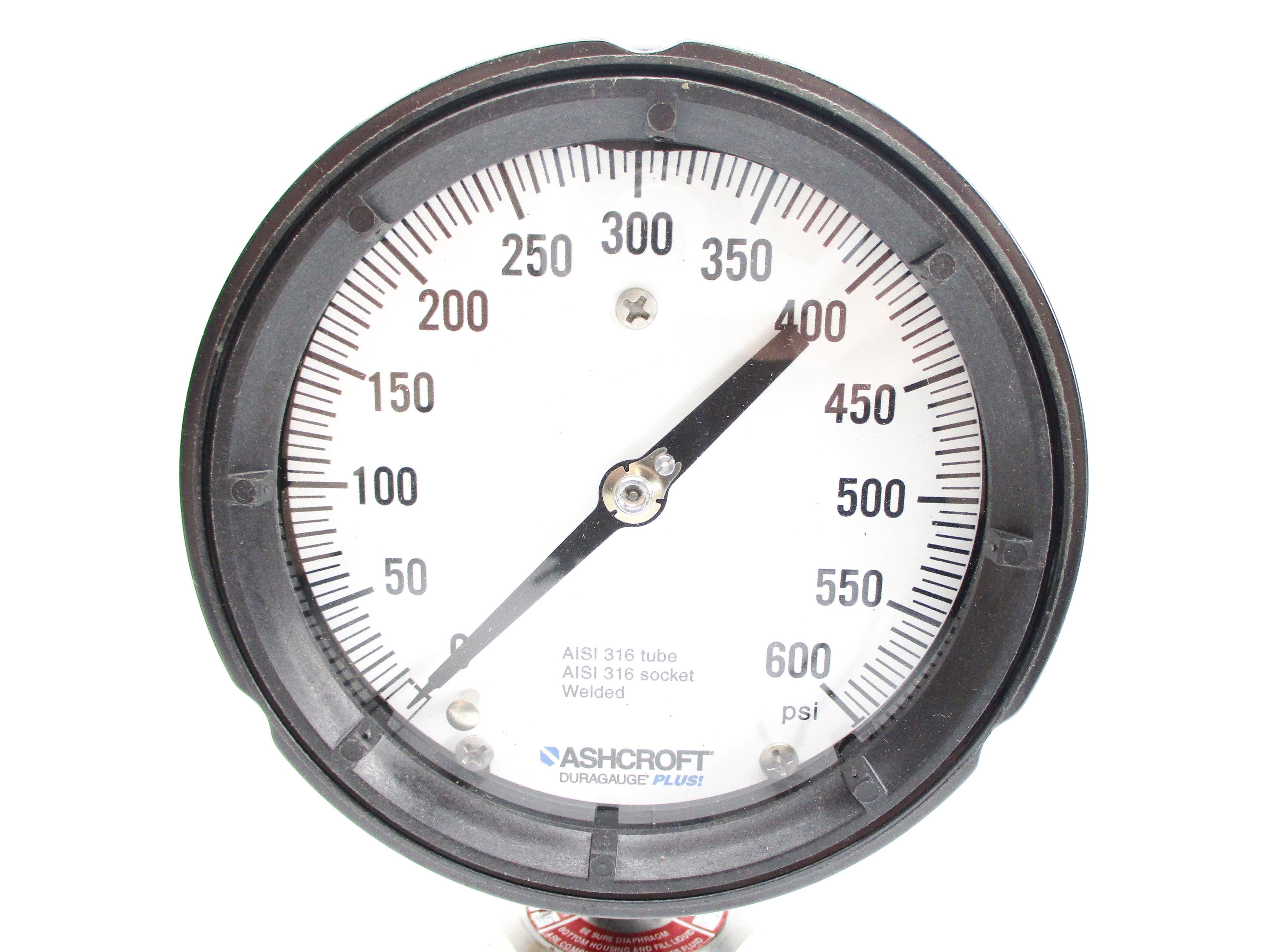 ASHCROFT 451279SS02L600# 0-600PSI NSMP