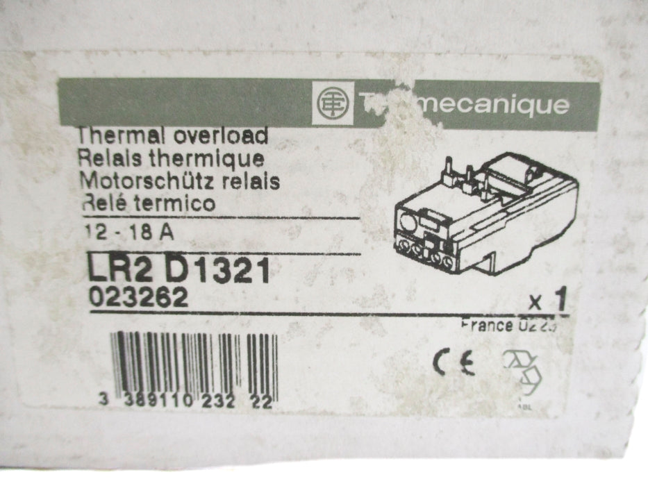 TELEMECANIQUE LR2D1321 12-18A NSFS