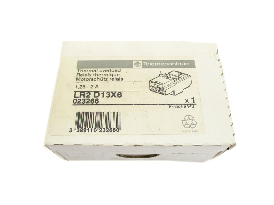 TELEMECANIQUE LR2D13X6 1.25-2A NSFS