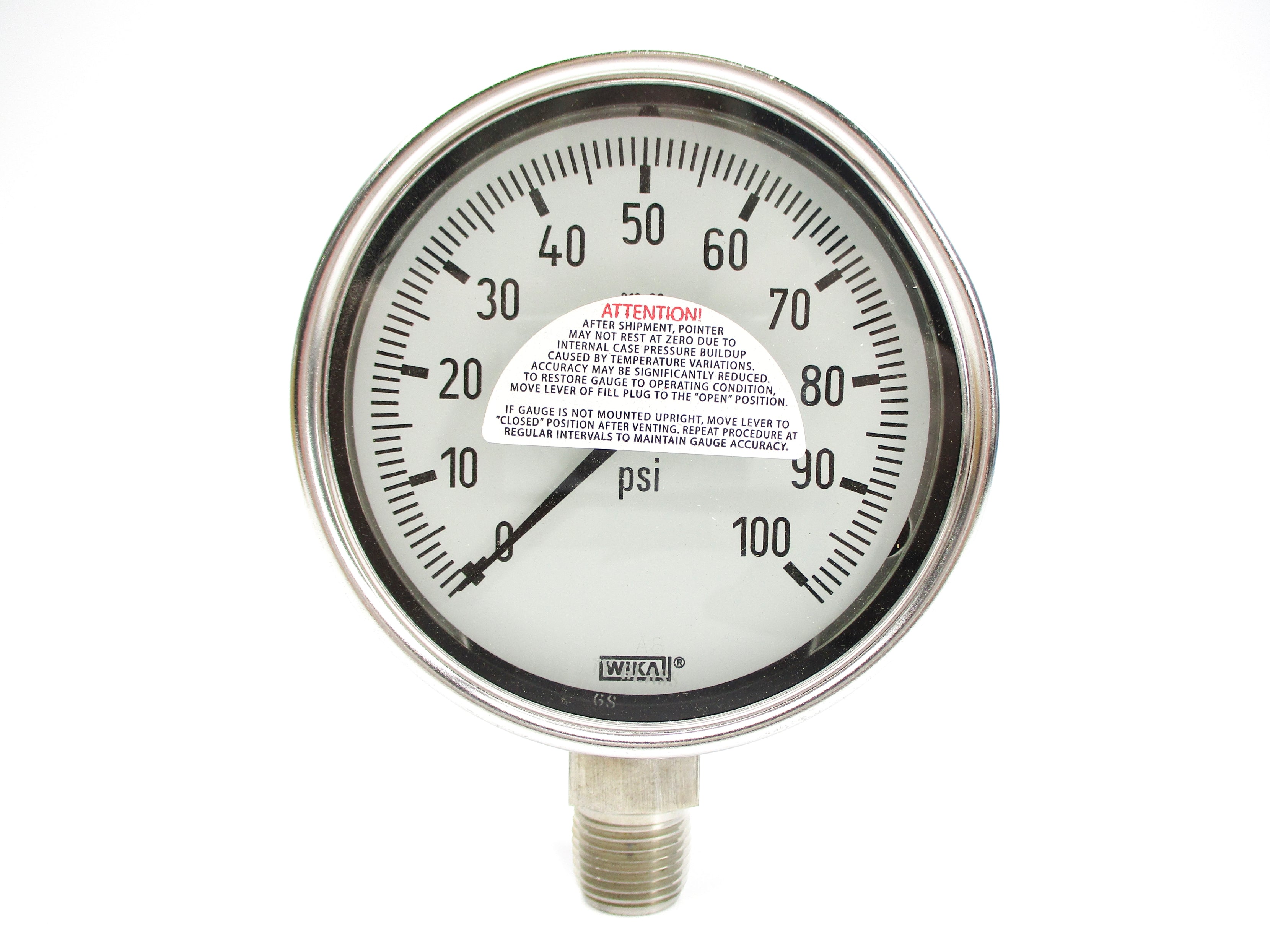 WIKA 9361111 0-100PSI NSMP