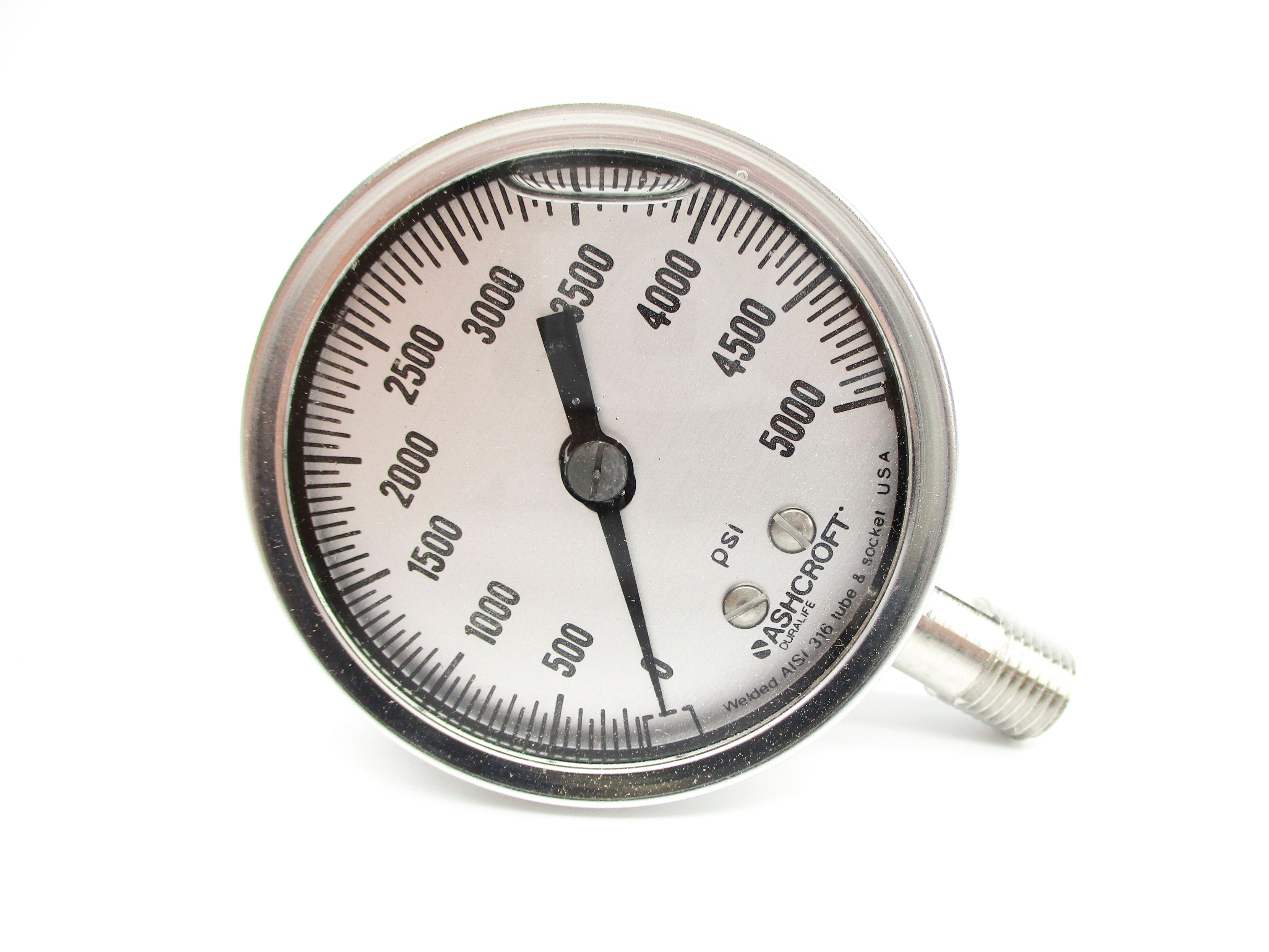 ASHCROFT 251009SWL02L5000# 0-5000PSI NSMP