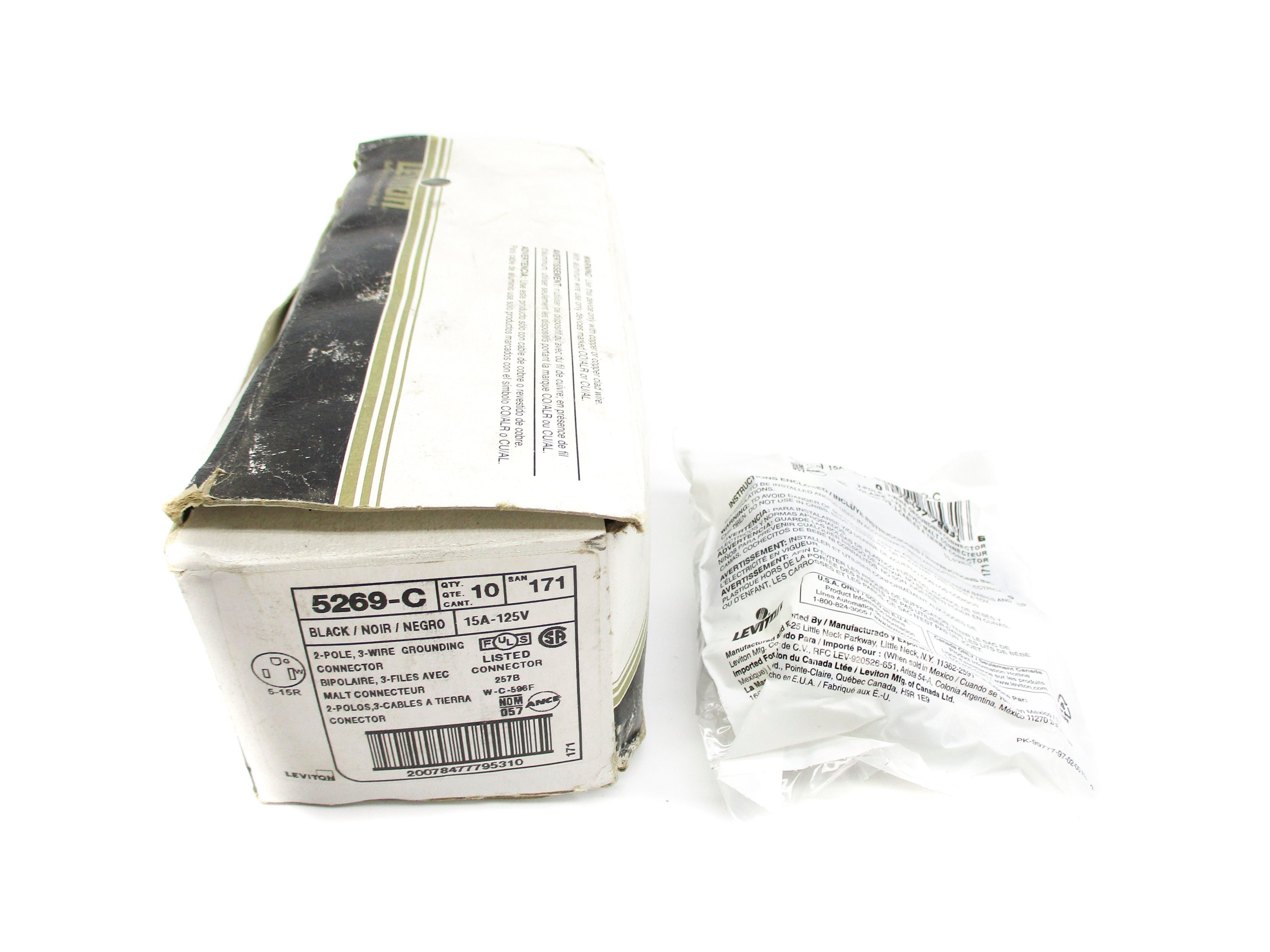 LEVITON 5269-C (PKG OF 10) NSMP