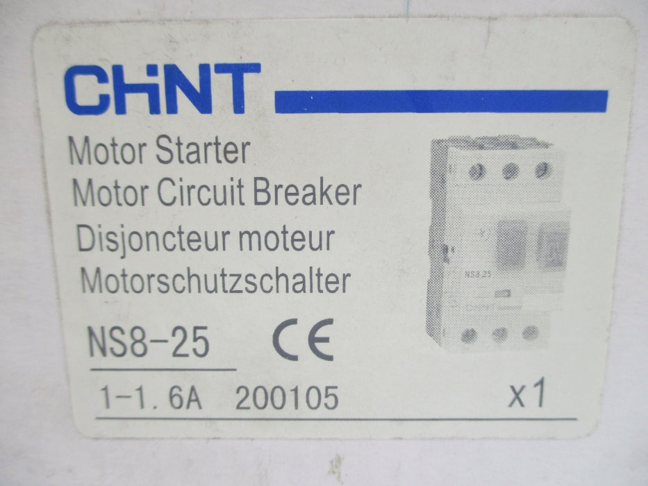 CHINT NS8-25 1-1.6A NSMP