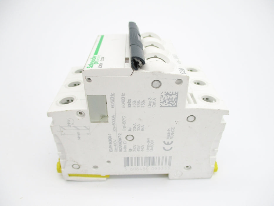 SCHNEIDER ELECTRIC A9F79320 20A 400V (AS PICTURED) UNMP