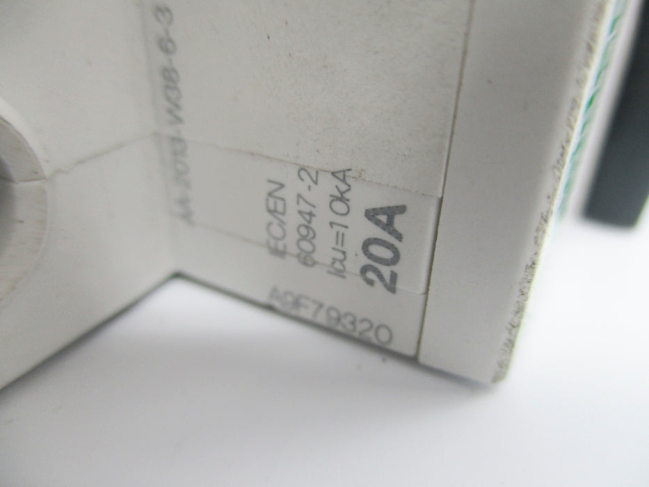 SCHNEIDER ELECTRIC A9F79320 20A 400V (AS PICTURED) UNMP