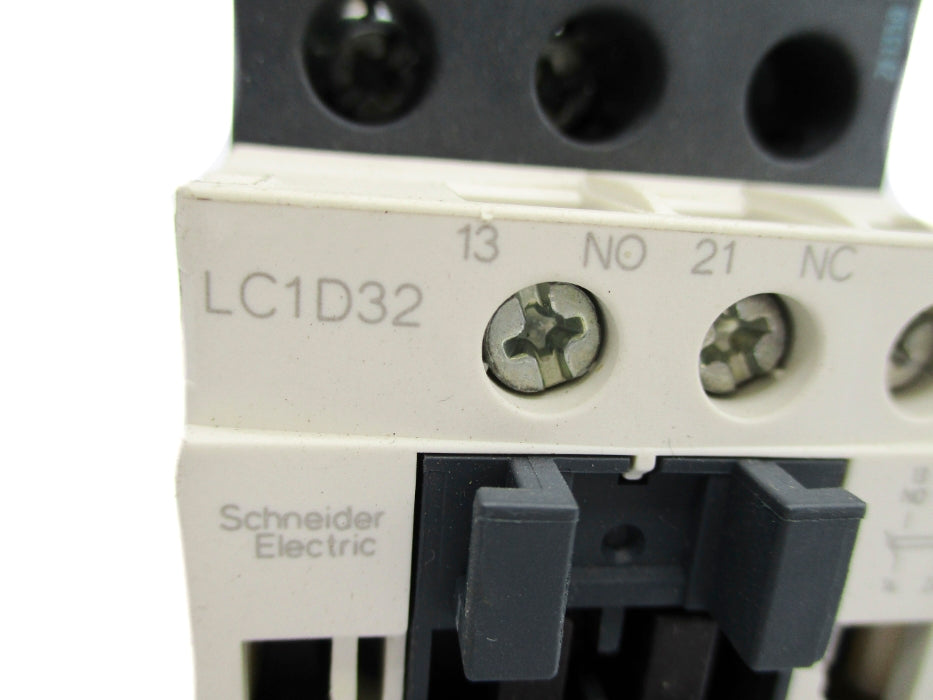 SCHNEIDER ELECTRIC LC1D32F7 110V 50A (AS PICTURED) UNMP