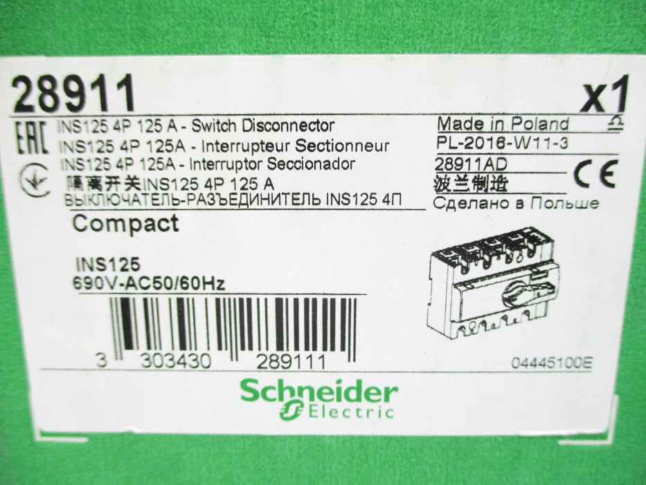 SCHNEIDER ELECTRIC 28911 NSMP