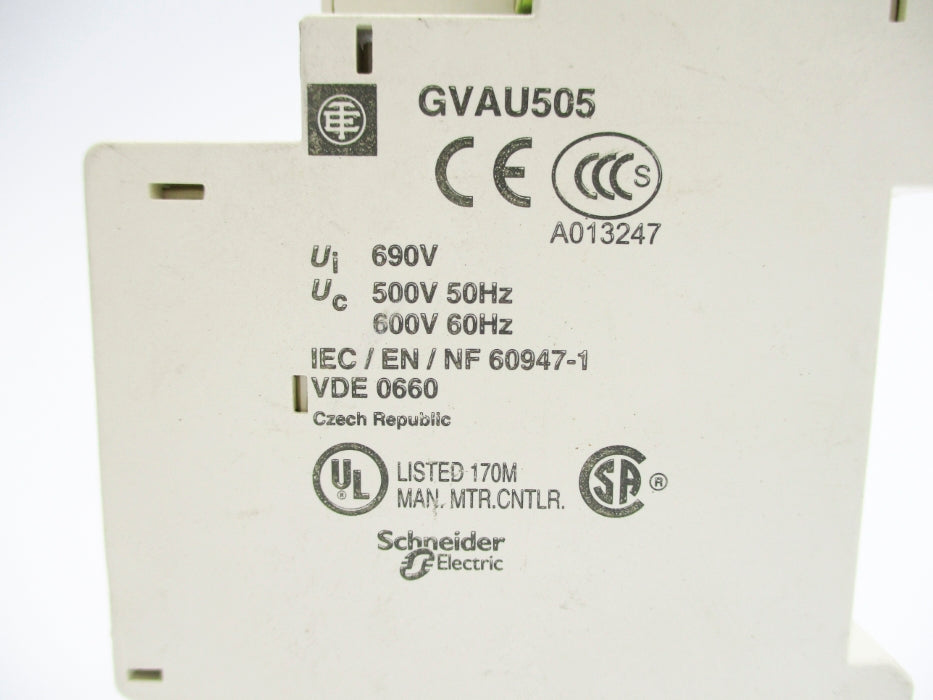 SCHNEIDER ELECTRIC GVAU505 UNMP