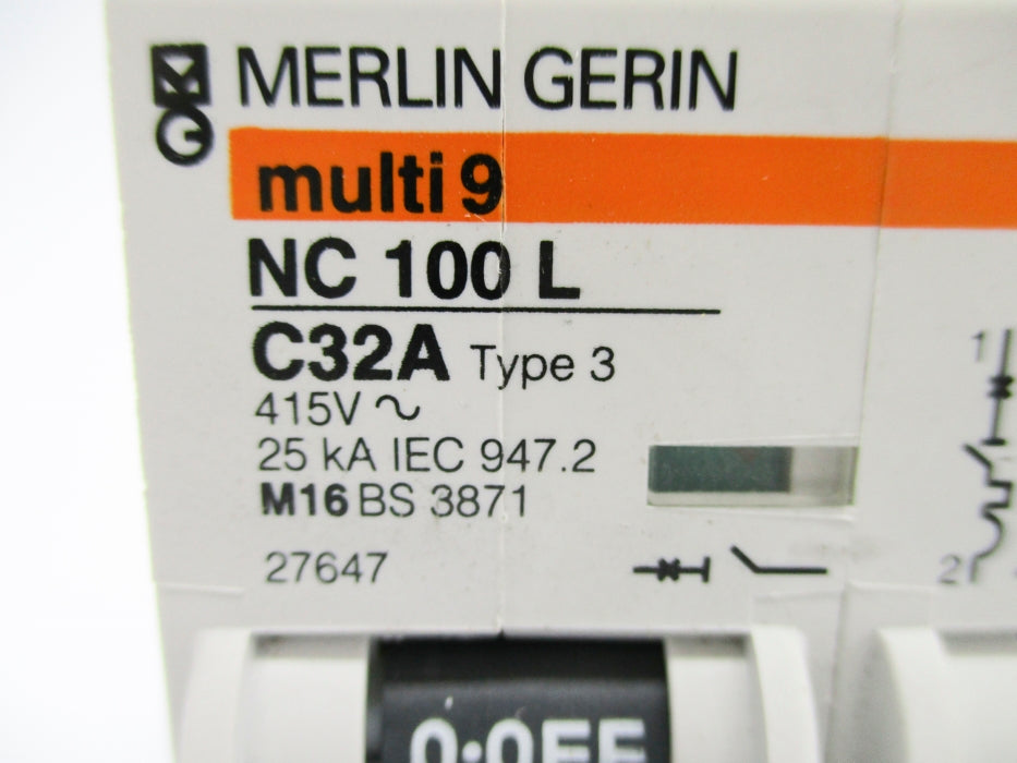 MERLIN GERIN 27647 32A 415V UNMP