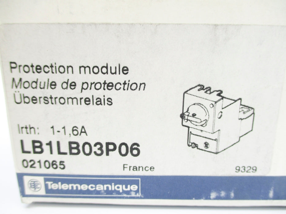TELEMECANIQUE LB1LB03P06 1-1.6A NSMP