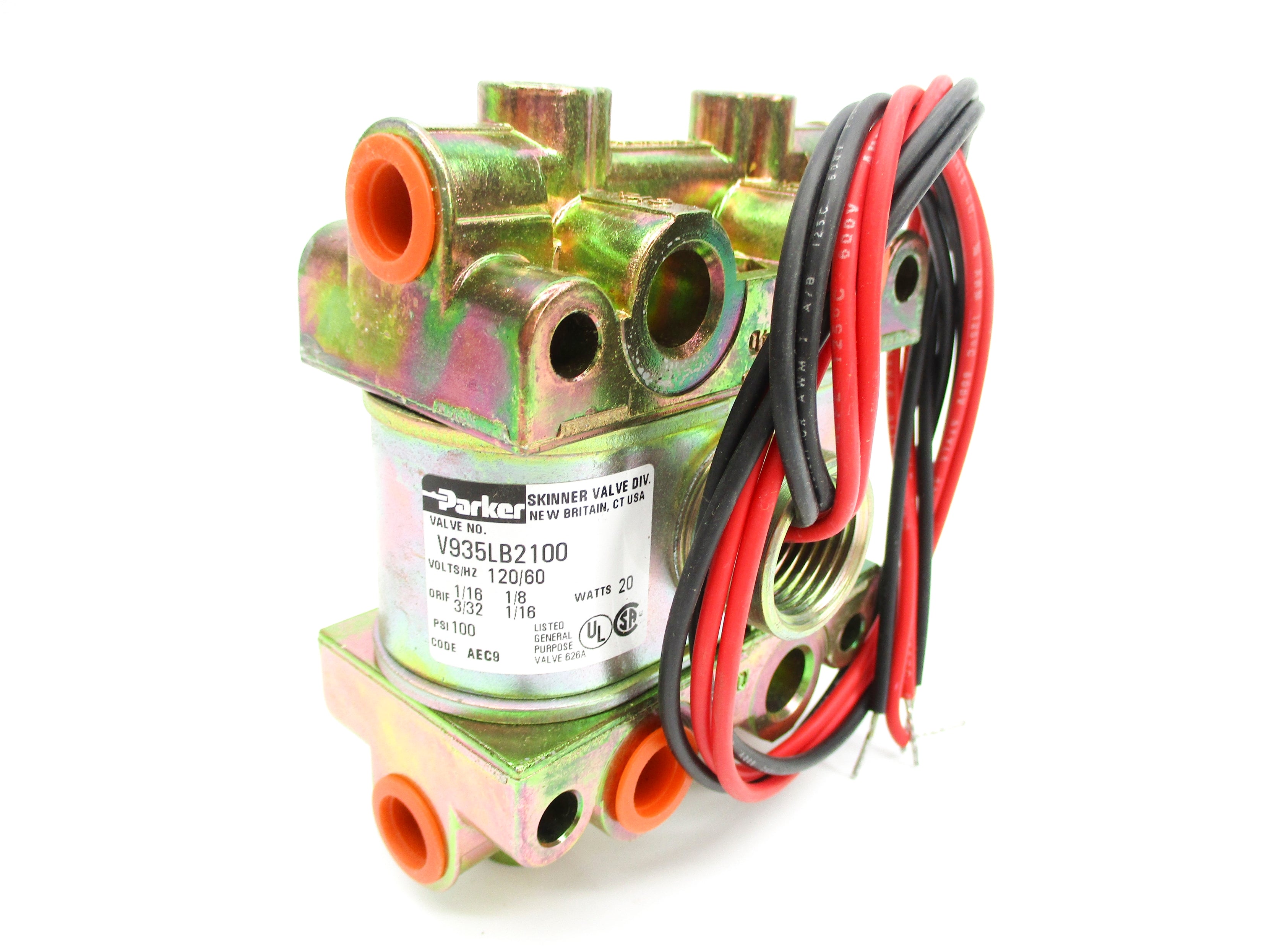 PARKER V935LB2100AB6A0Z 120V 100PSI NSMP