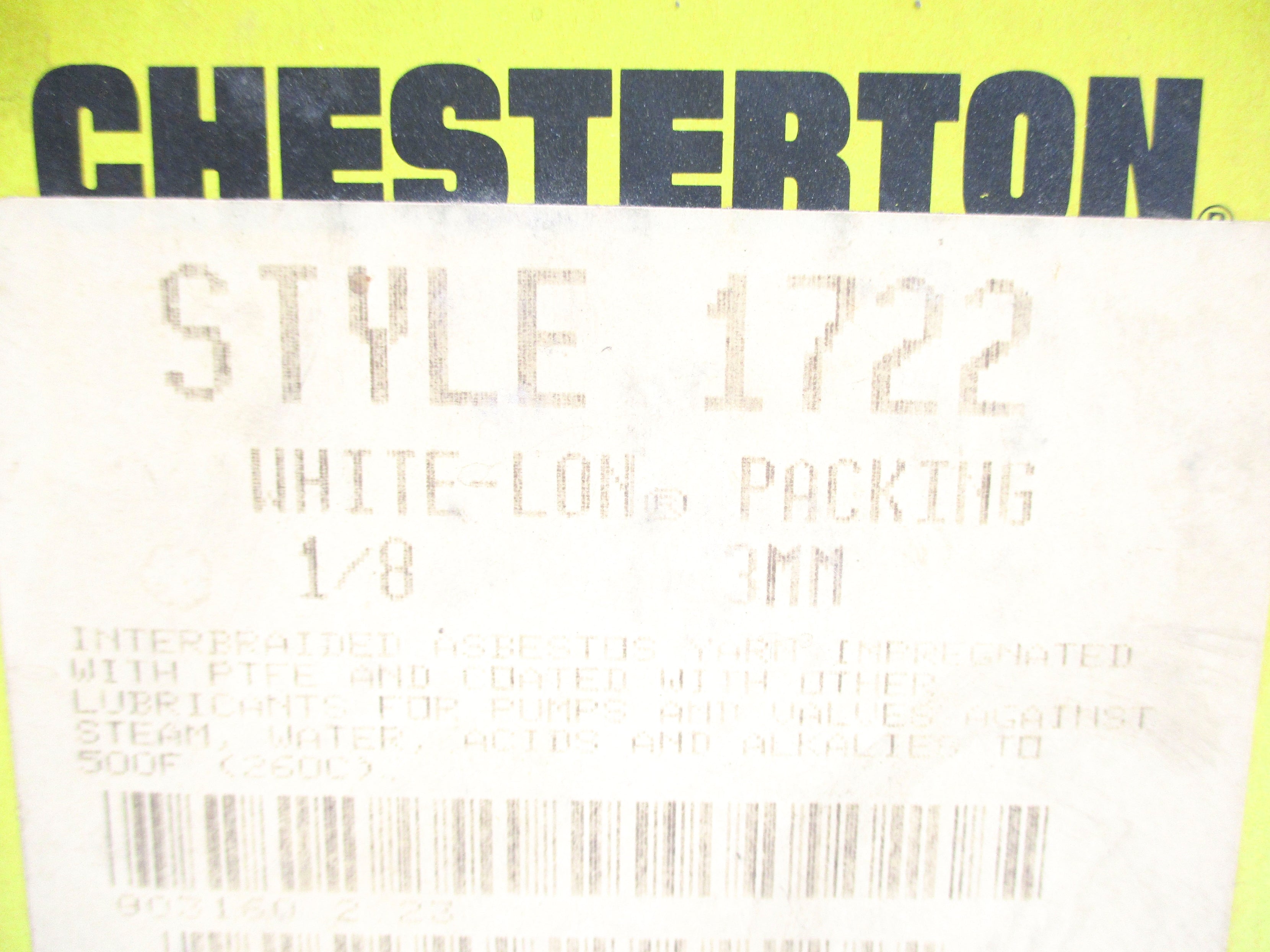 CHESTERTON 1722-1/8 NSMP
