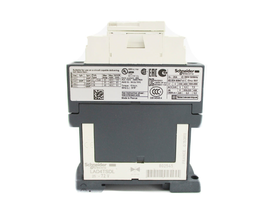 SCHNEIDER ELECTRIC LC1D12NL 60VDC (AS PICTURED) NSNP