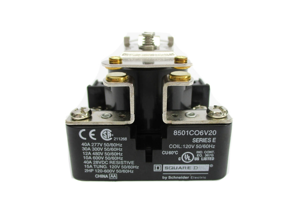 SCHNEIDER ELECTRIC 8501CO6V20 SER. E 40A 120VAC (AS PICTURED) NSMP