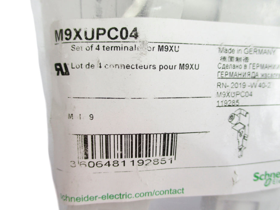 SCHNEIDER ELECTRIC M9XUPC04 (PKG OF 4) NSMP