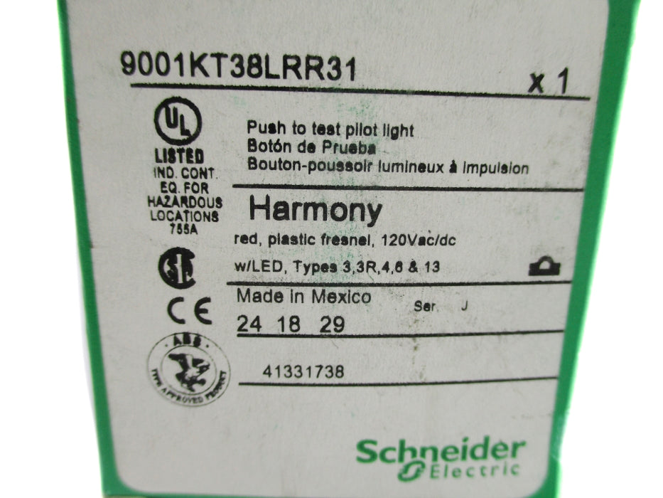 SCHNEIDER ELECTRIC 9001KT38LRR31 SER. J NSMP