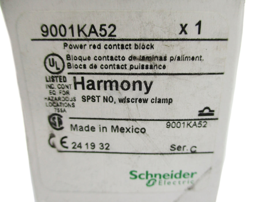 SCHNEIDER ELECTRIC 9001KA52 SER. C NSMP