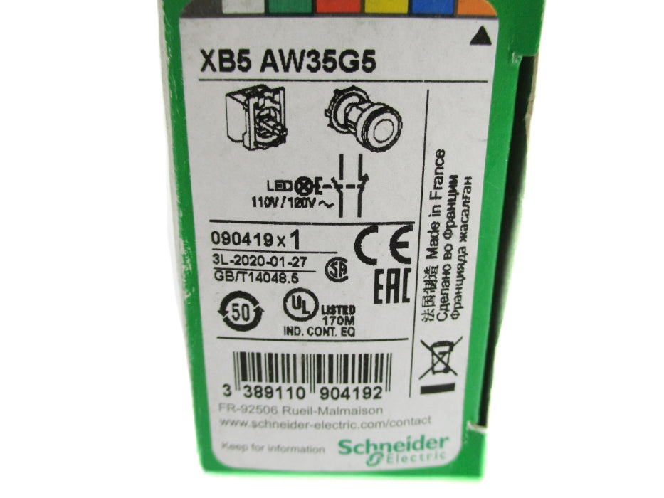 SCHNEIDER ELECTRIC XB5AW35G5 NSMP