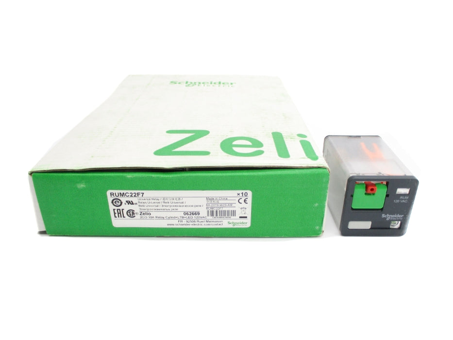 SCHNEIDER ELECTRIC RUMC22F7 10A 120VAC (PKG OF 10) NSMP