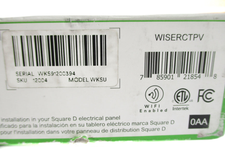 SQUARE D WISERCTPV WKSU NSMP