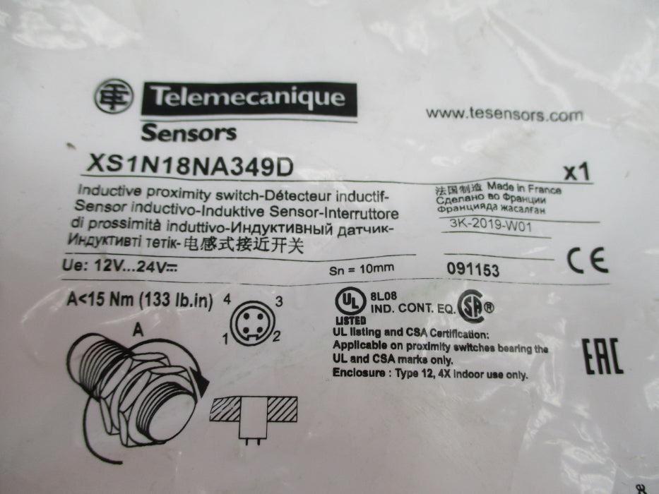 TELEMECANIQUE XS1N18NA349D NSMP