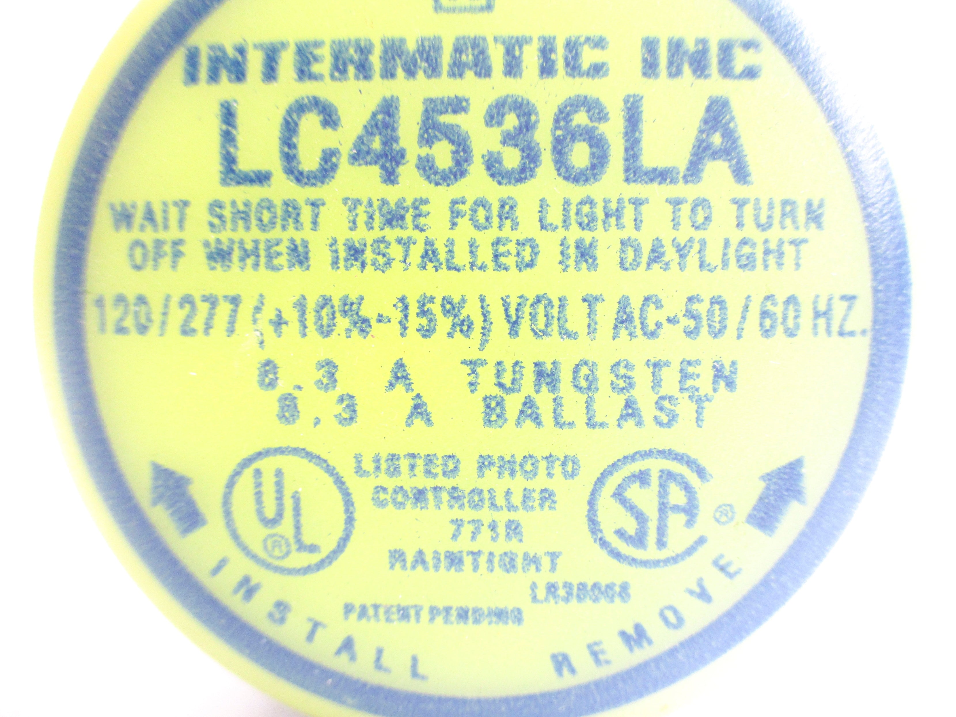 INTERMATIC LC4536LA 120/277V 8.3A NSNP