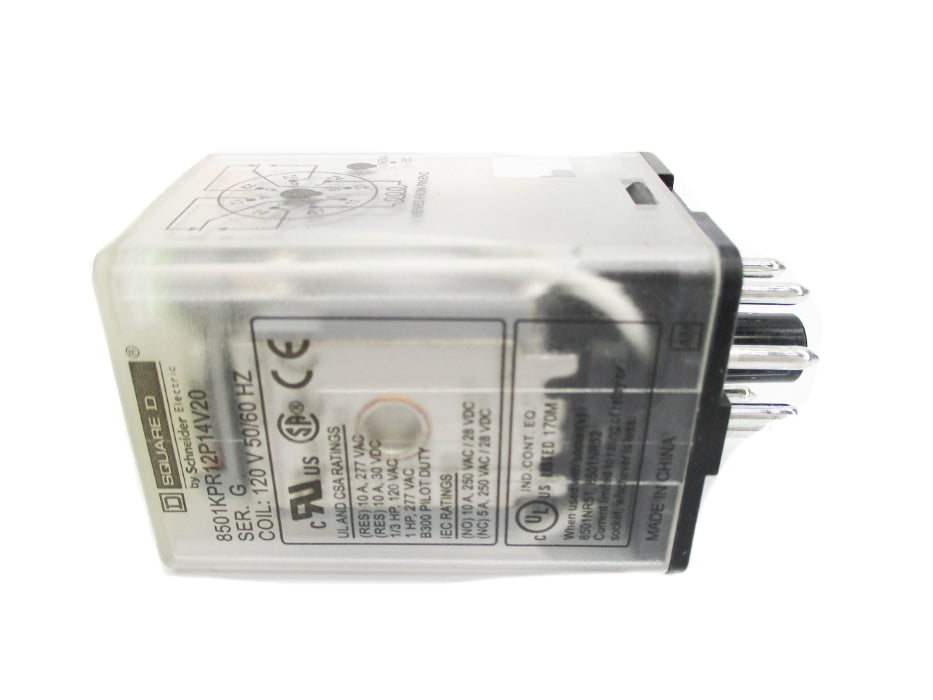 SQUARE D 8501KPR12P14V20 SER. G 120V NSNP