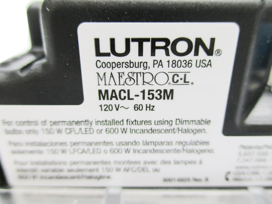 LUTRON MACL-153M NSNP