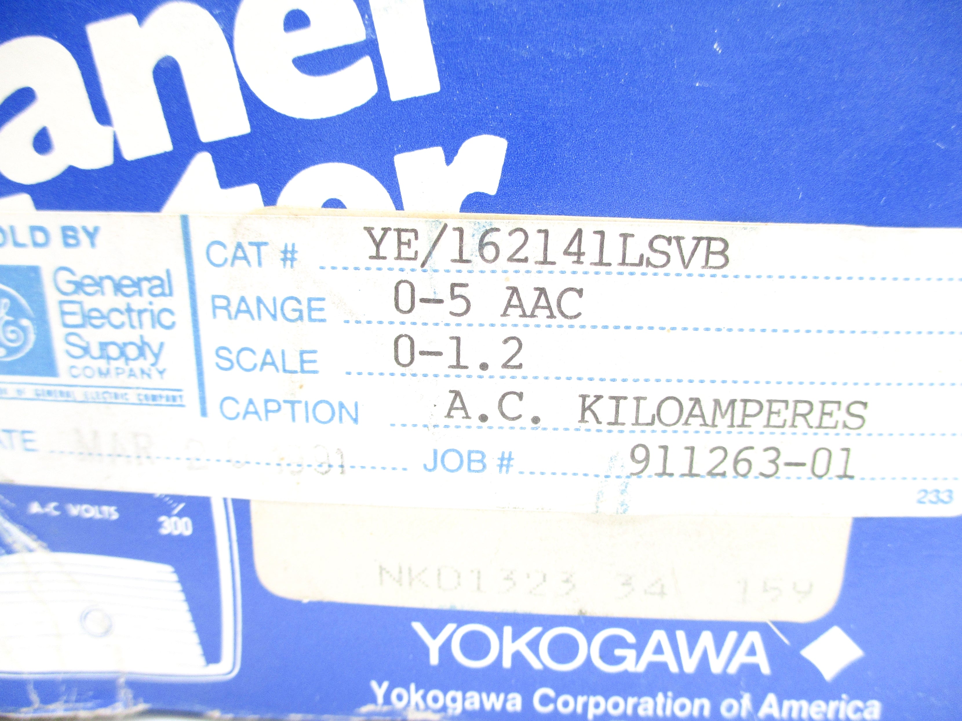 YOKOGAWA YE/162141LSVB NSMP