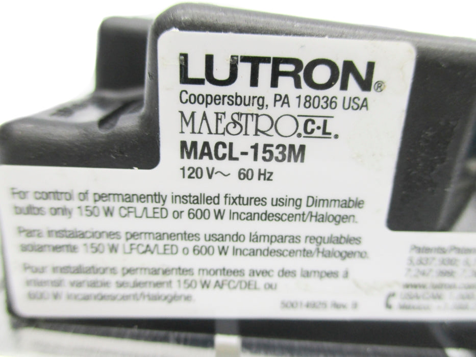 LUTRON MACL-153M NSNP
