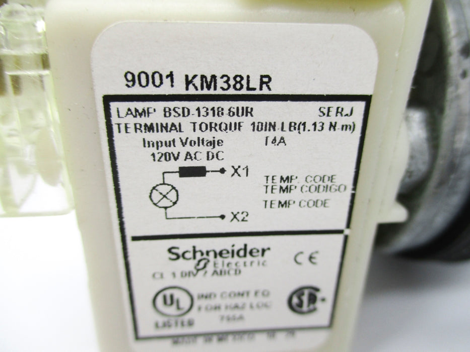SCHNEIDER ELECTRIC 9001KM38LR SER. J NSNP