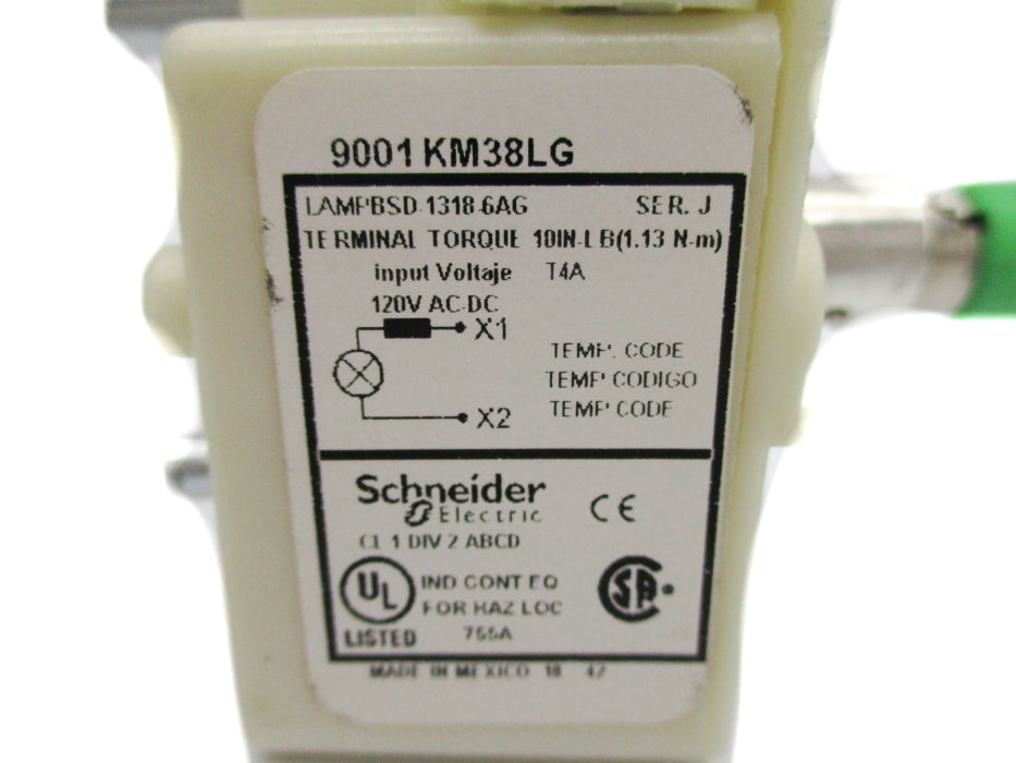 SCHNEIDER ELECTRIC 9001KM38LG SER. J NSNP