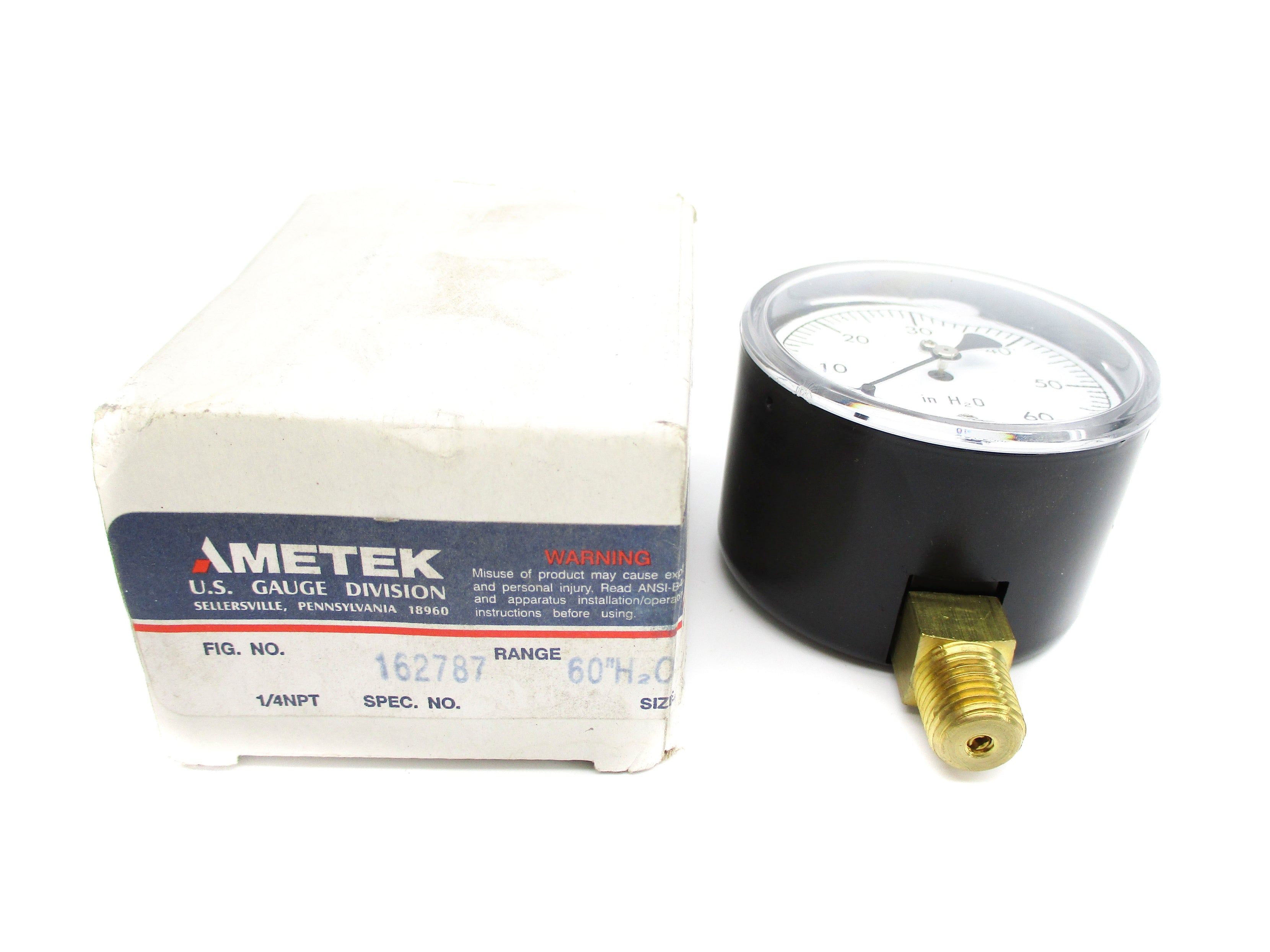 AMETEK 162787 0-60"H20 NSMP