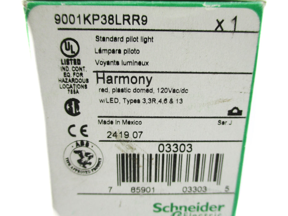 SCHNEIDER ELECTRIC 9001KP38LRR9 SER. J NSMP