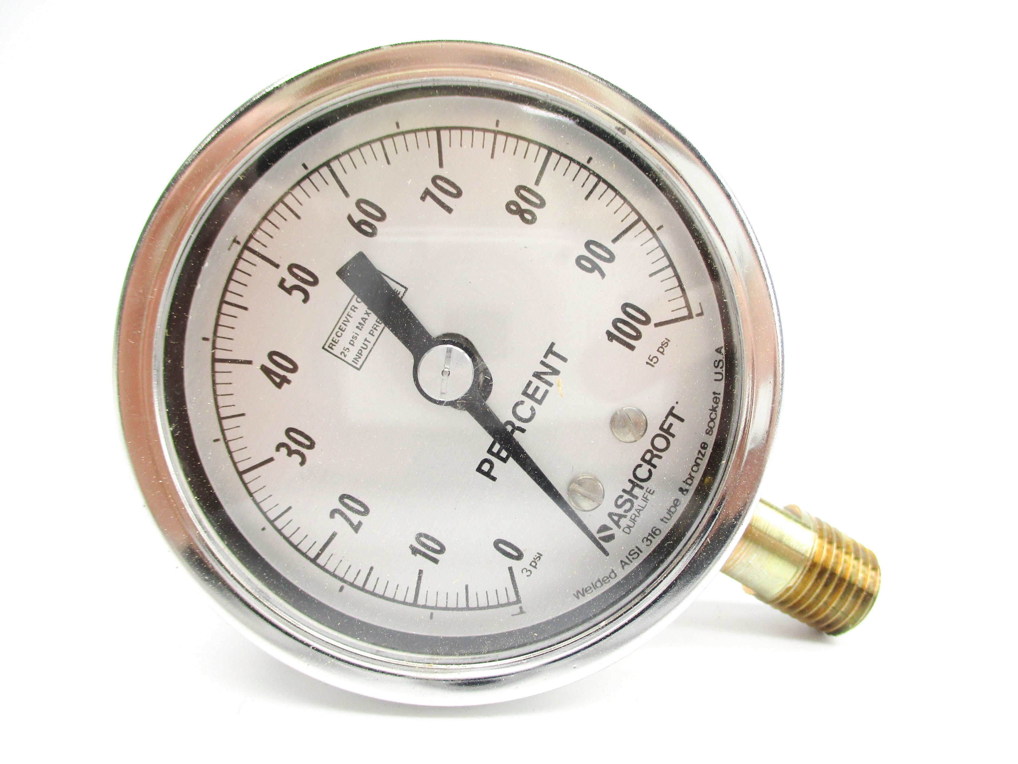 ASHCROFT 251009AW02LXPR3-15# 3-15PSI NSMP