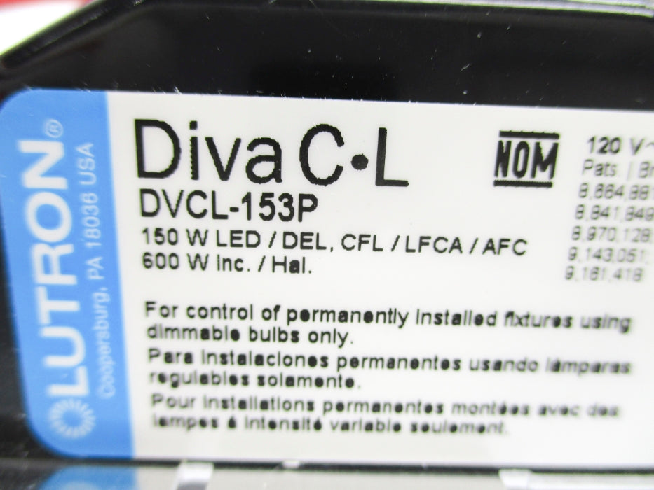 LUTRON DVCL-153P-GR NSNP