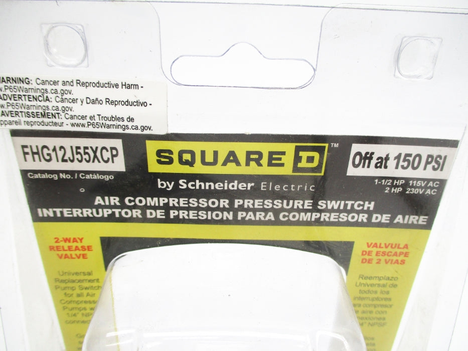 SQUARE D FHG12J55XCP 150PSI NSMP