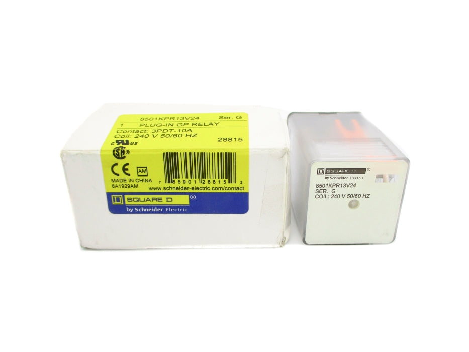 SQUARE D 8501KPR13V24 SER. G 240V 10A NSMP