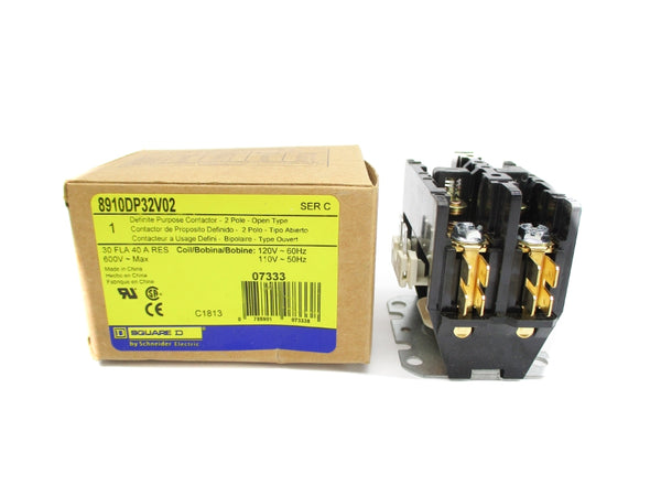 SQUARE D 8910DP32V02 SER. C 110/120V 30A NSMP